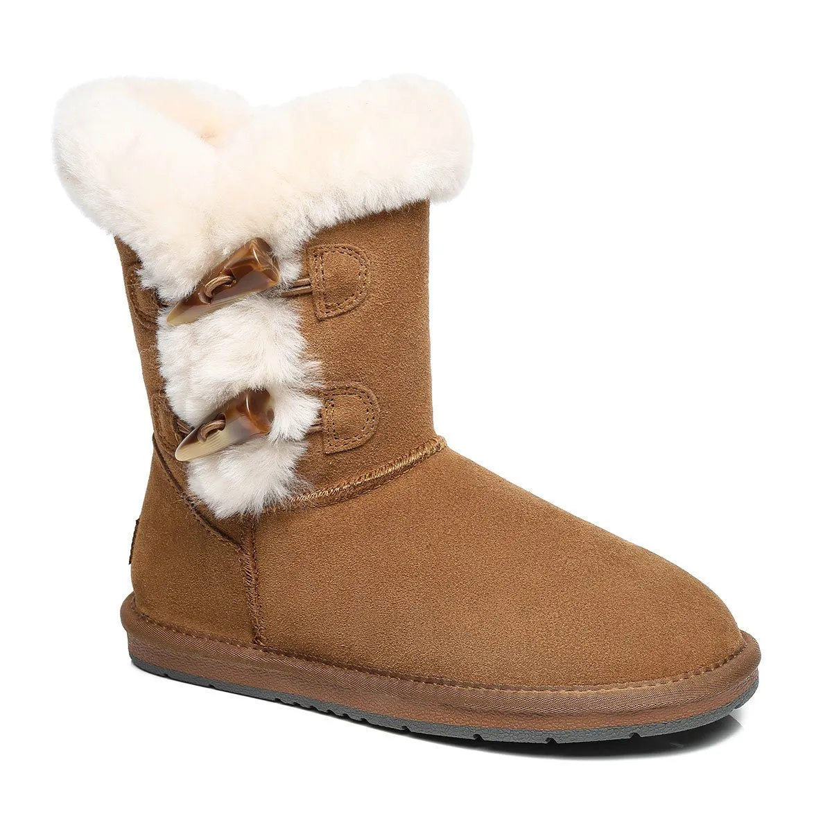 UGG 2-Button Shark Sheepskin Boot