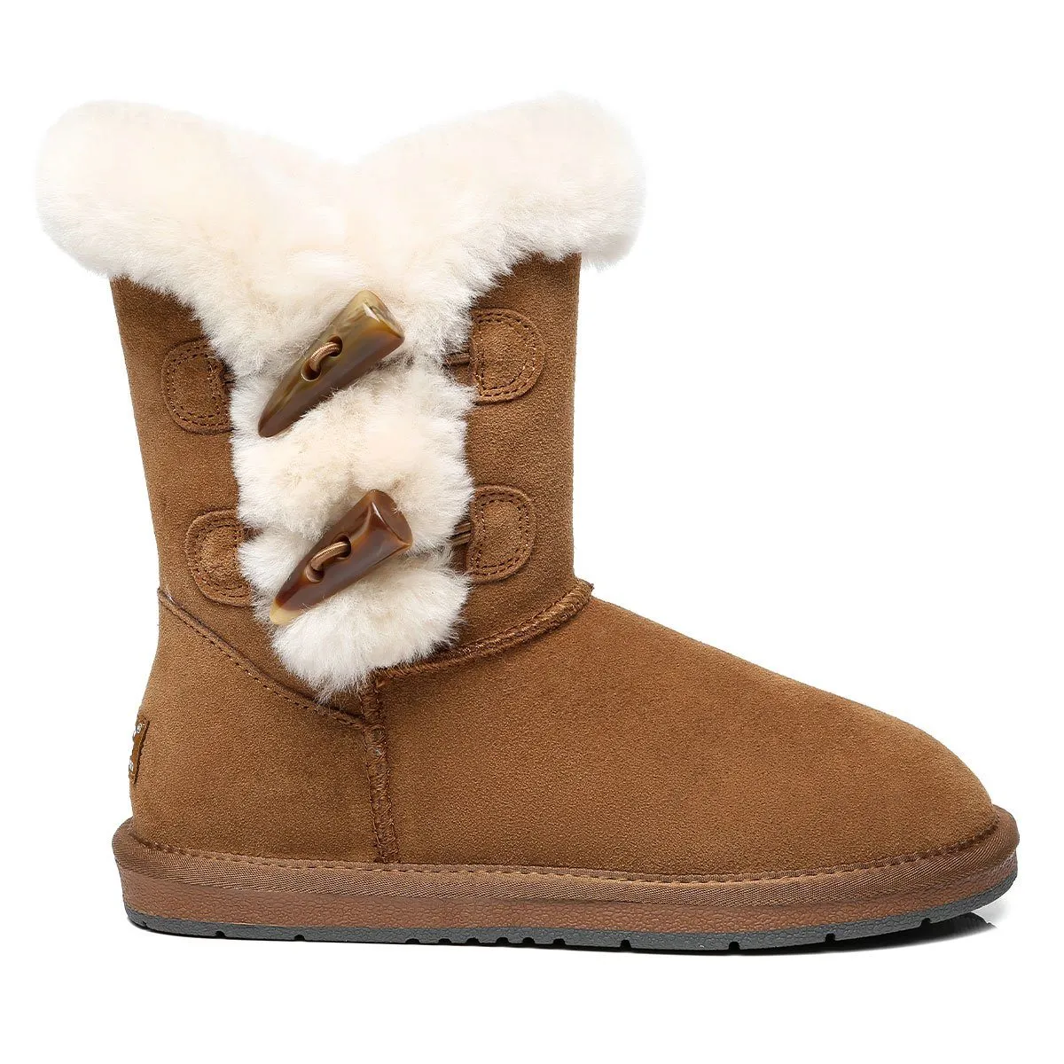 UGG 2-Button Shark Sheepskin Boot