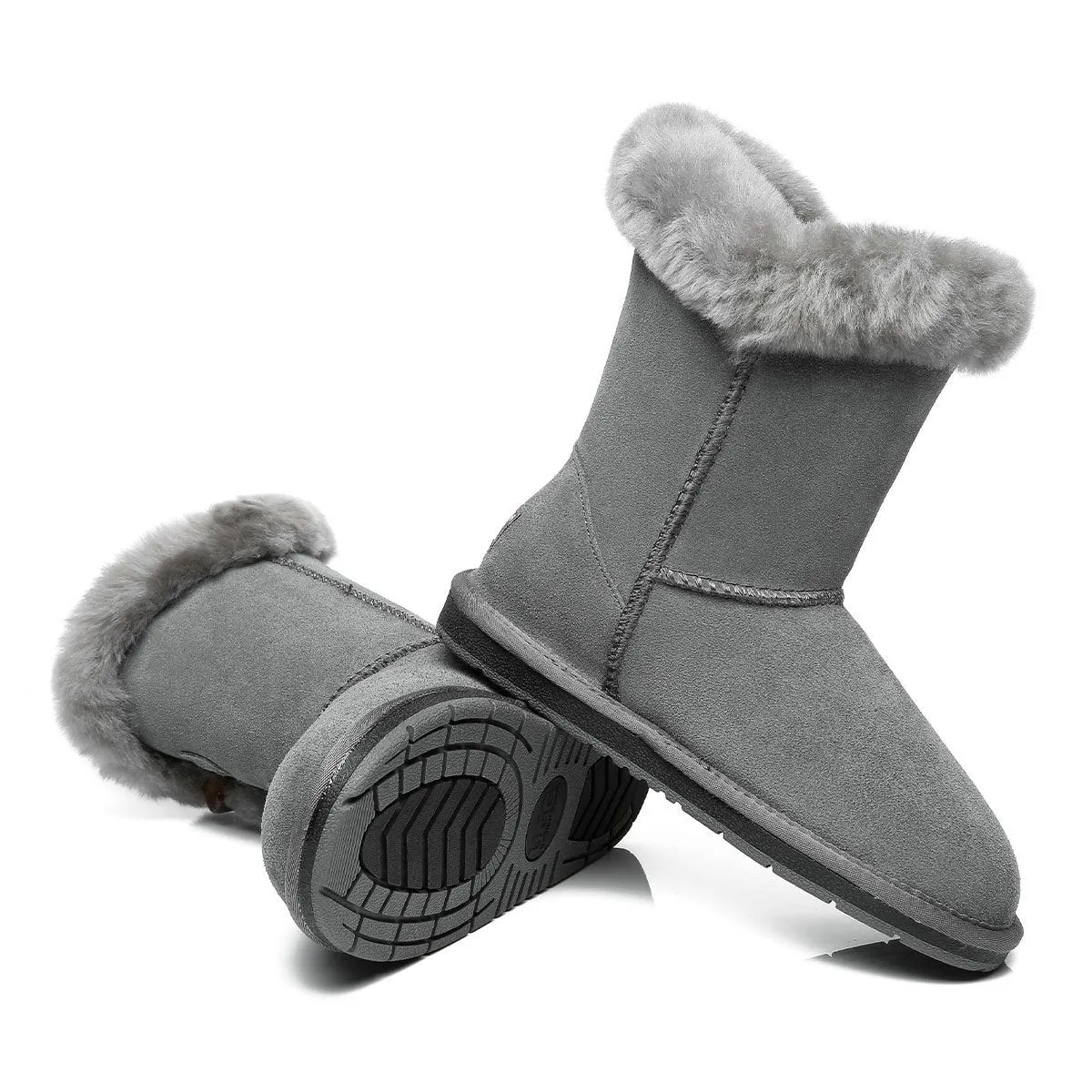 UGG 2-Button Shark Sheepskin Boot