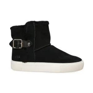 UGG Aika Black Suede Sneakers - Women's