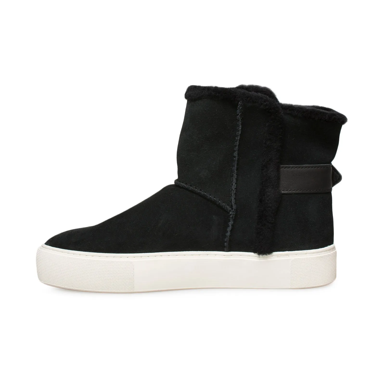 UGG Aika Black Suede Sneakers - Women's