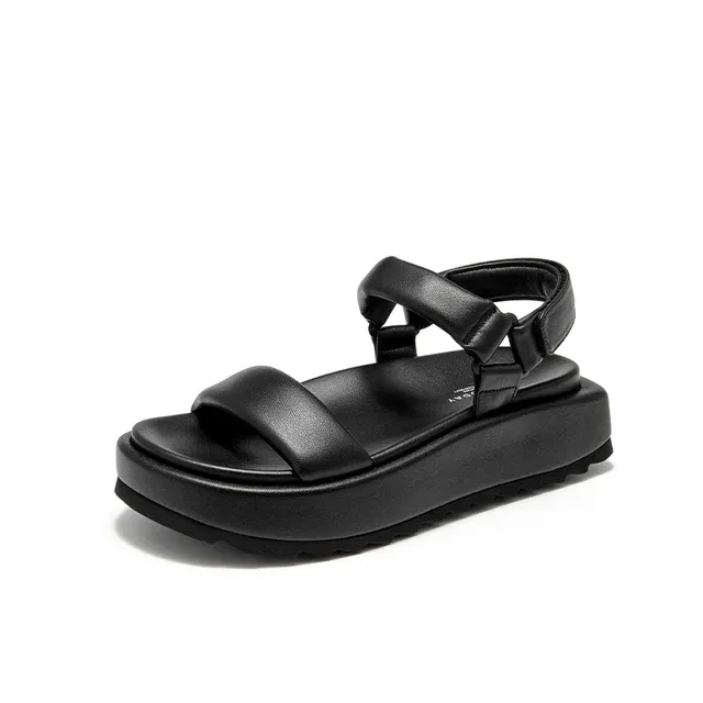 USS Shoes Ariel Women's Thick Sole Leather Flat Sandals