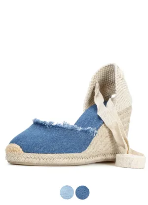 USS Shoes Carmen Women's Espadrilles Ankle Strap Wedges