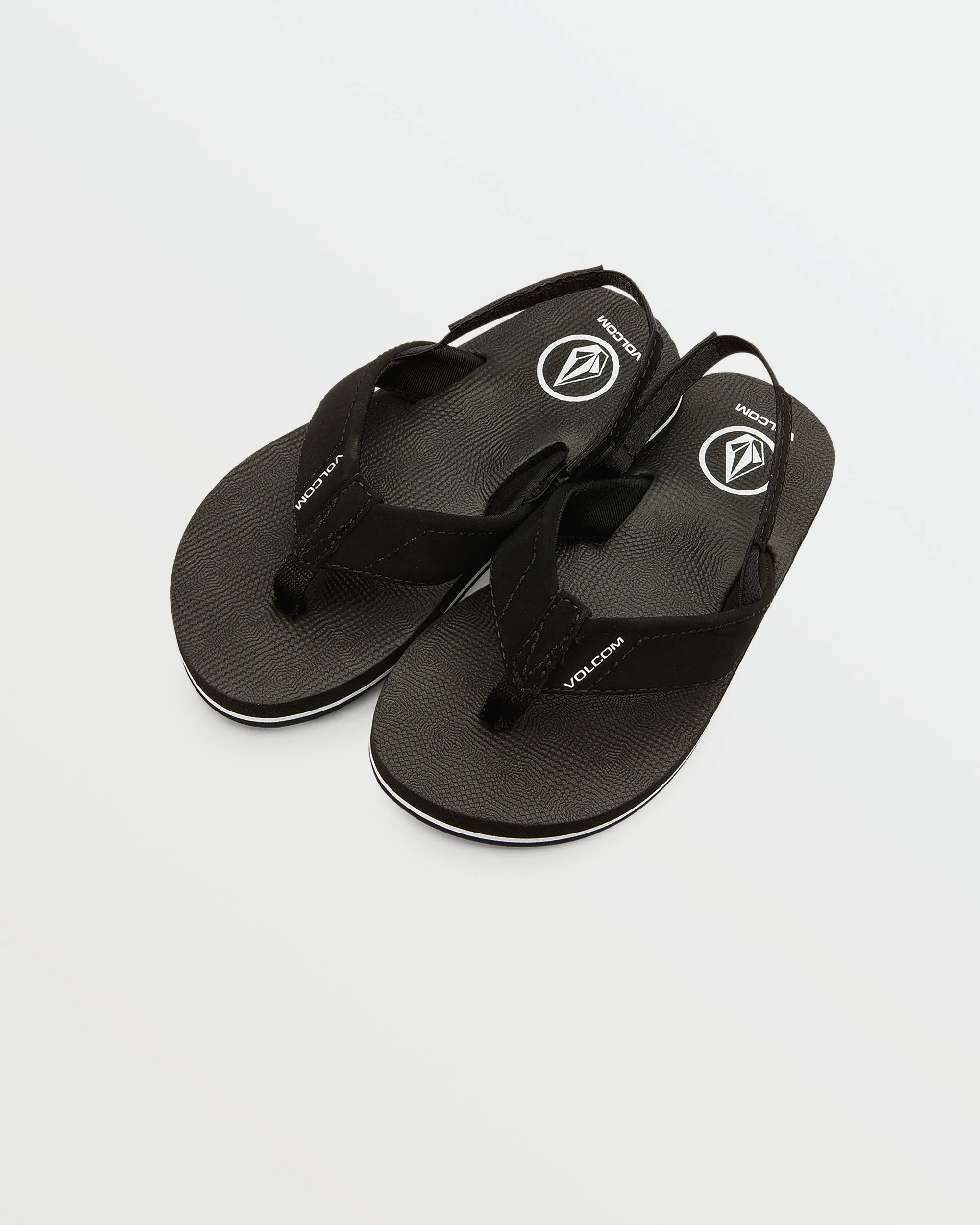 Victor Little Youth Sandals - Black