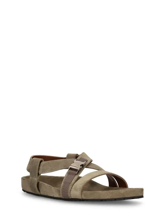 Wales Bonner   Active suede sandals 