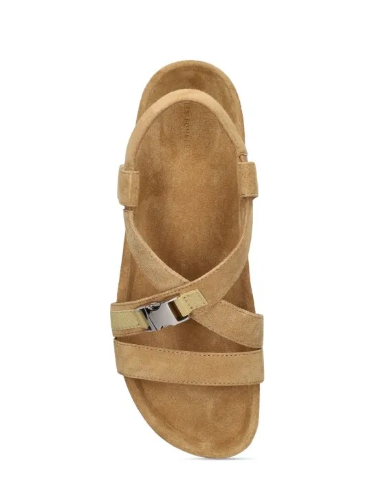 Wales Bonner   Active suede sandals 