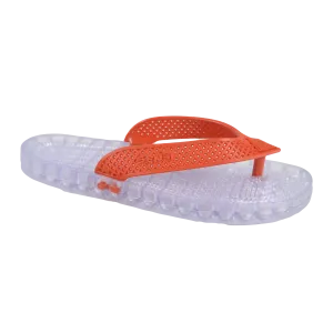 Wave - Clear Thong Sandal - Red