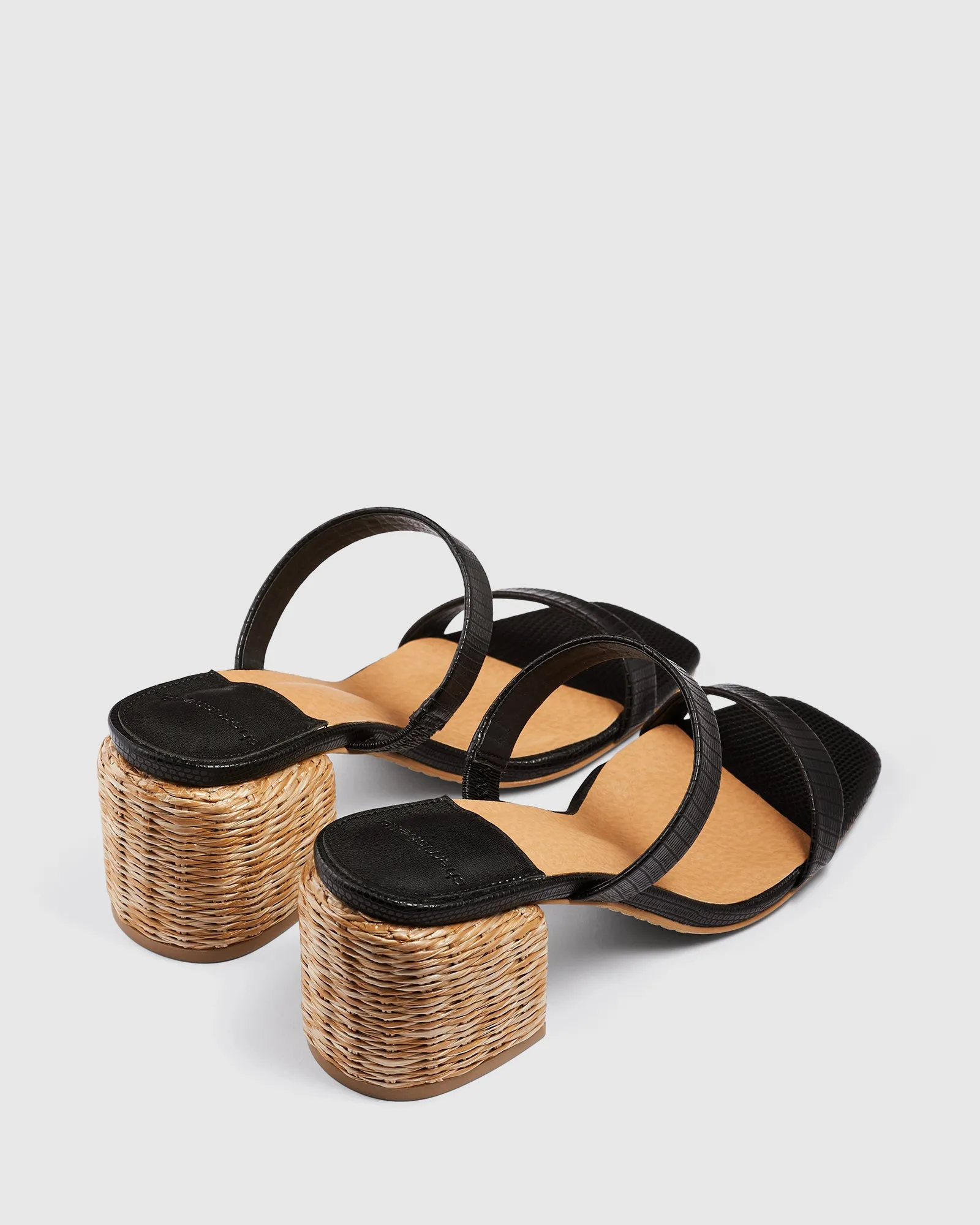 Whisper Mules Black