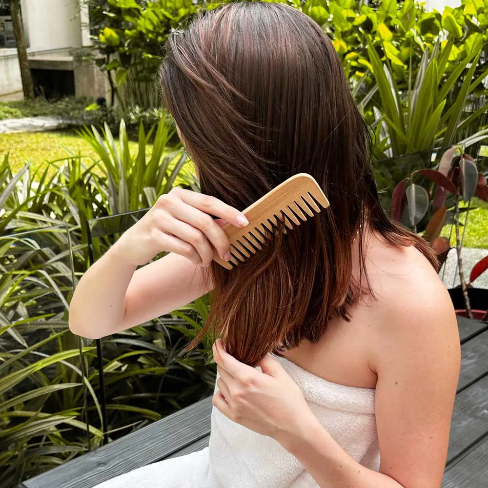 Wide Tooth Bamboo Comb