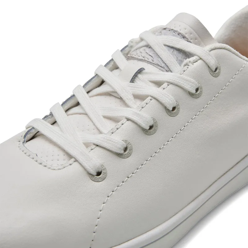 Woden Jane Leather Sneaker III -  White