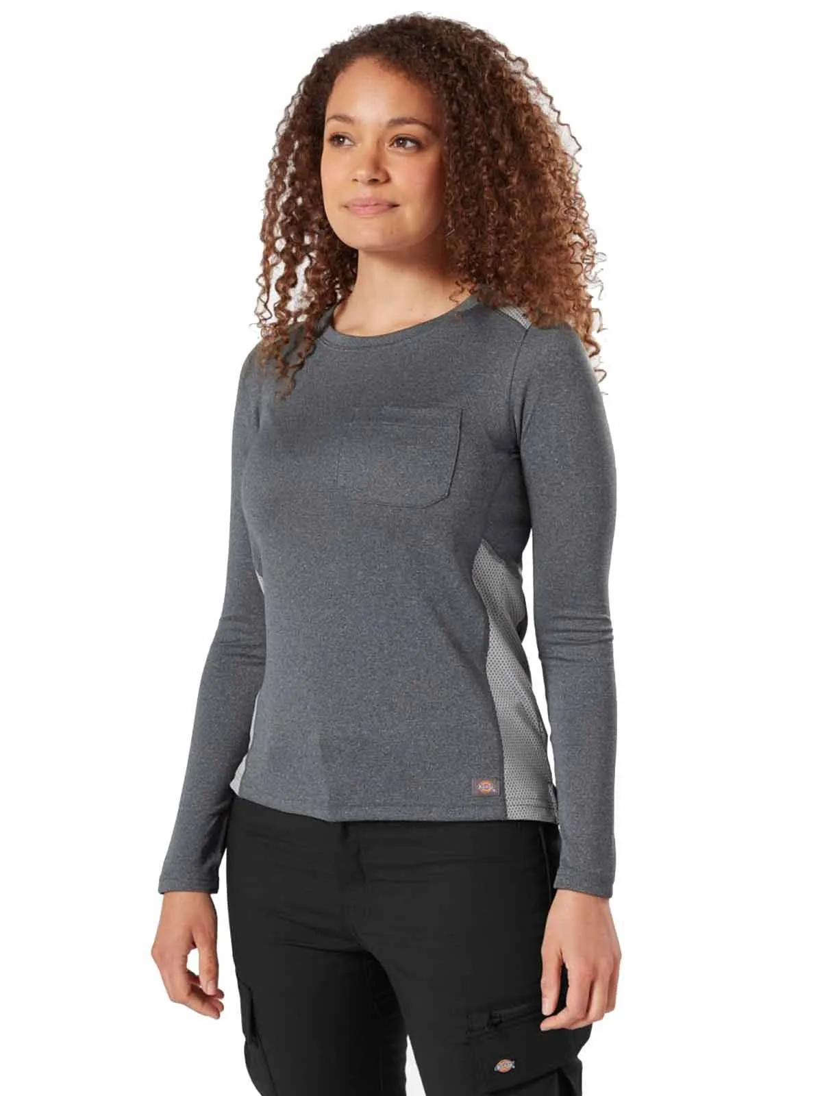 Women&#x27;s&#x20;Work&#x20;T-shirt&#x20;Long&#x20;Sleeve&#x20;Temp&#x20;IQ&#x20;365&#x20;-&#x20;Dickies