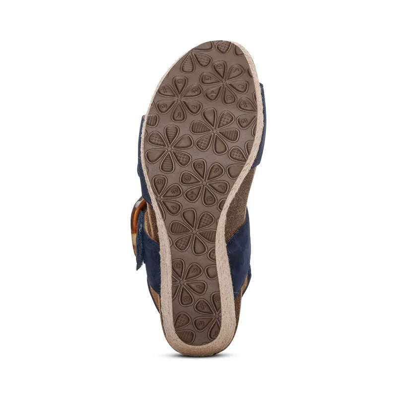 Women's Aetrex Ashley EW791W Color: Navy