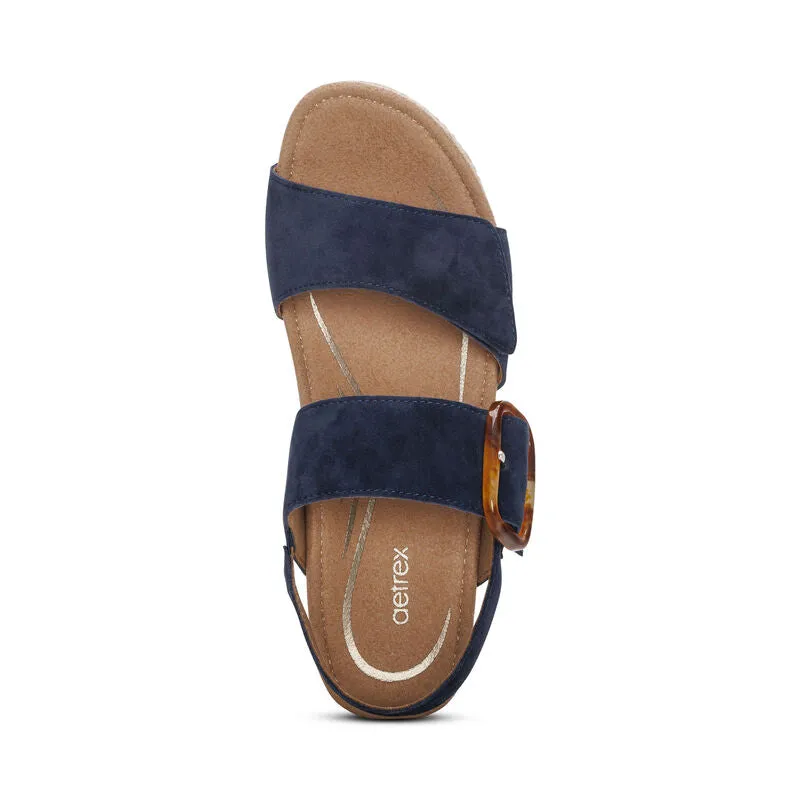 Women's Aetrex Ashley EW791W Color: Navy