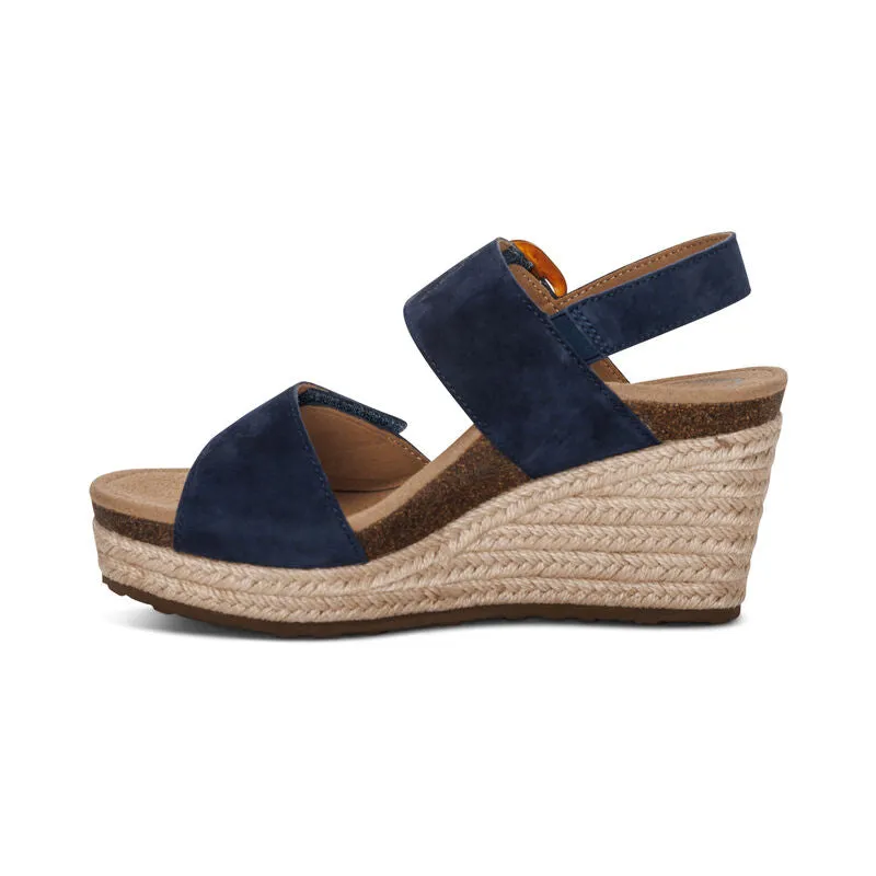 Women's Aetrex Ashley EW791W Color: Navy