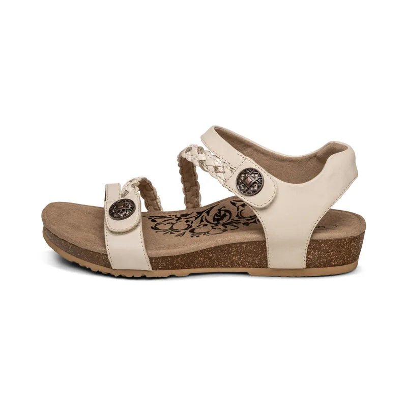 Women's Aetrex Jillian SC362 Color: Ivory