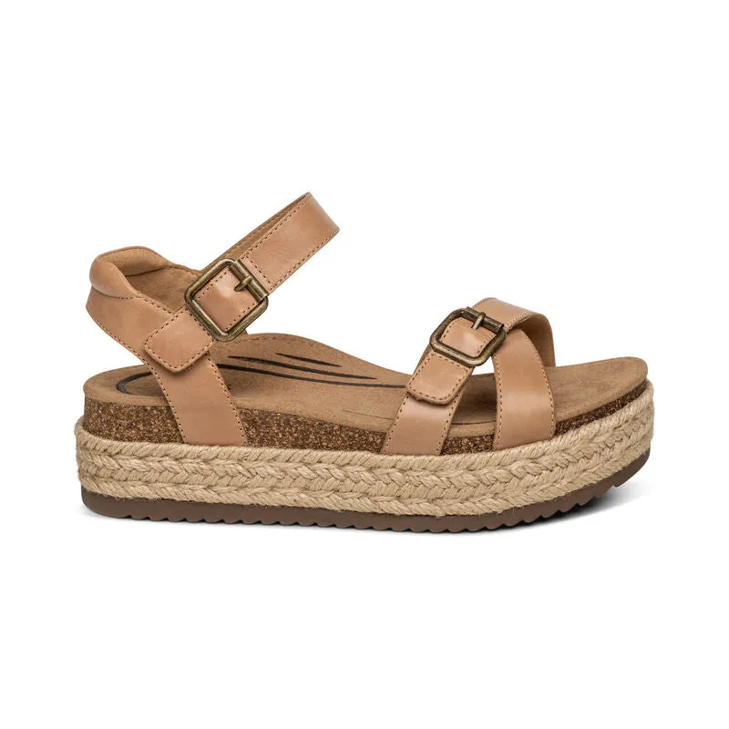 Women's Aetrex Paula CP152 Color:  Camel