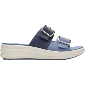 Women's Clarks CS Drift Buckle Denim Combi Synthetic