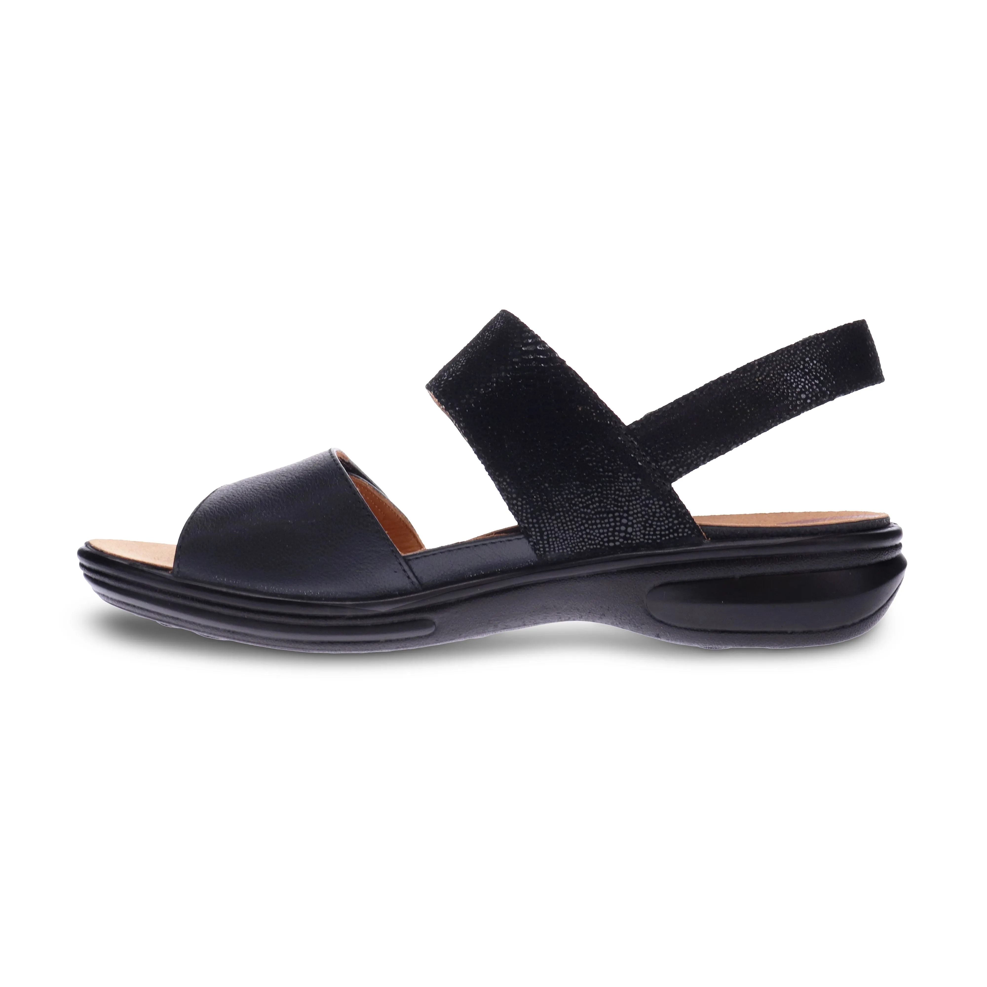 WOMEN'S REVERE COMO | BLACK LIZARD