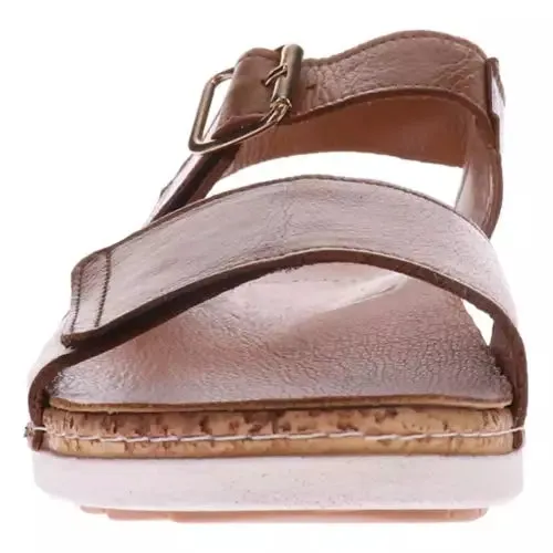 WOMEN'S REVERE GEORGIA SANDAL | CARAMEL