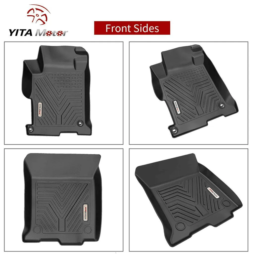 YITAMOTOR® 13-17 Honda Accord Sedans Floor Mats Floor Liners, 1st & 2nd Row All Weather Protection