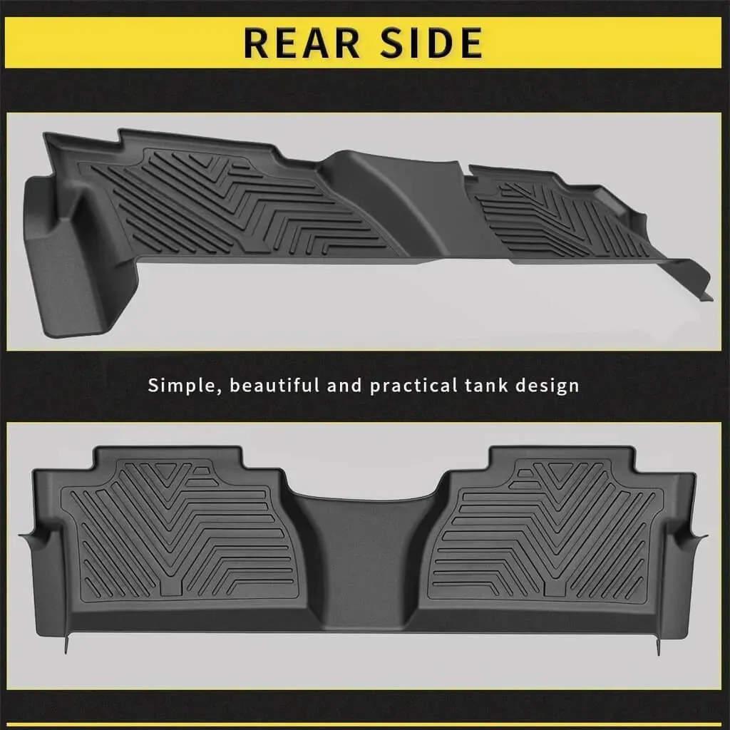 YITAMOTOR® 14-21 Toyota Tundra Double Cab & Crew Max Cab Floor Mats 1st & 2nd Row Floor Liners