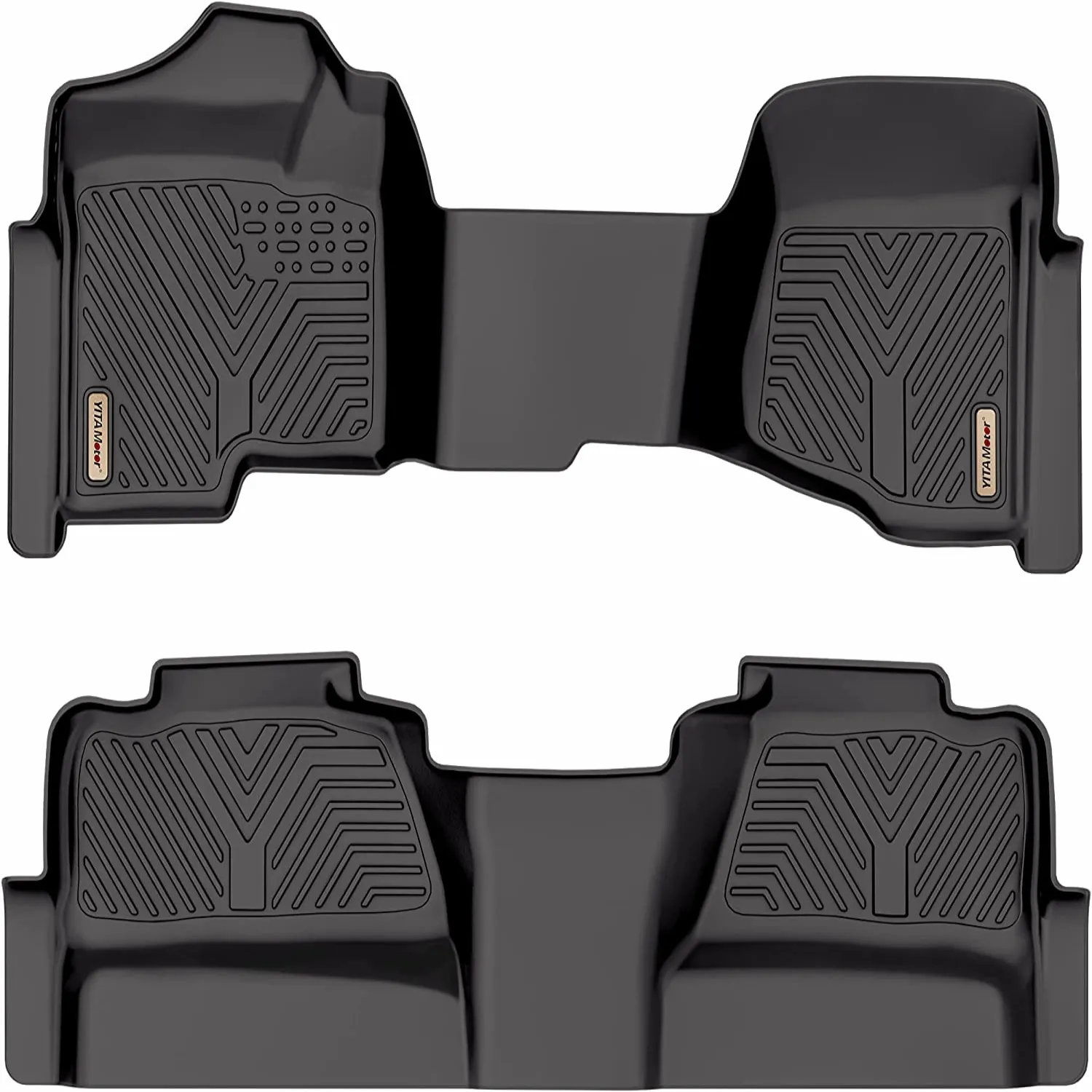 YITAMOTOR® 2007-2013 Chevy Silverado 1500/ Sierra 1500, 2007-2014 Chevy Silverado/Sierra 2500/3500 HD Floor Mats