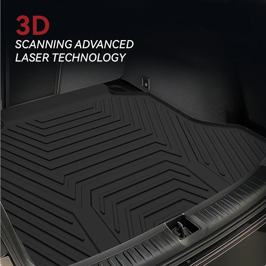 YITAMOTOR® 2012-2016 Honda CR-V Cargo Liner Floor Mats, Custom-Fit Black TPE Floor Liners, All-Weather Protection