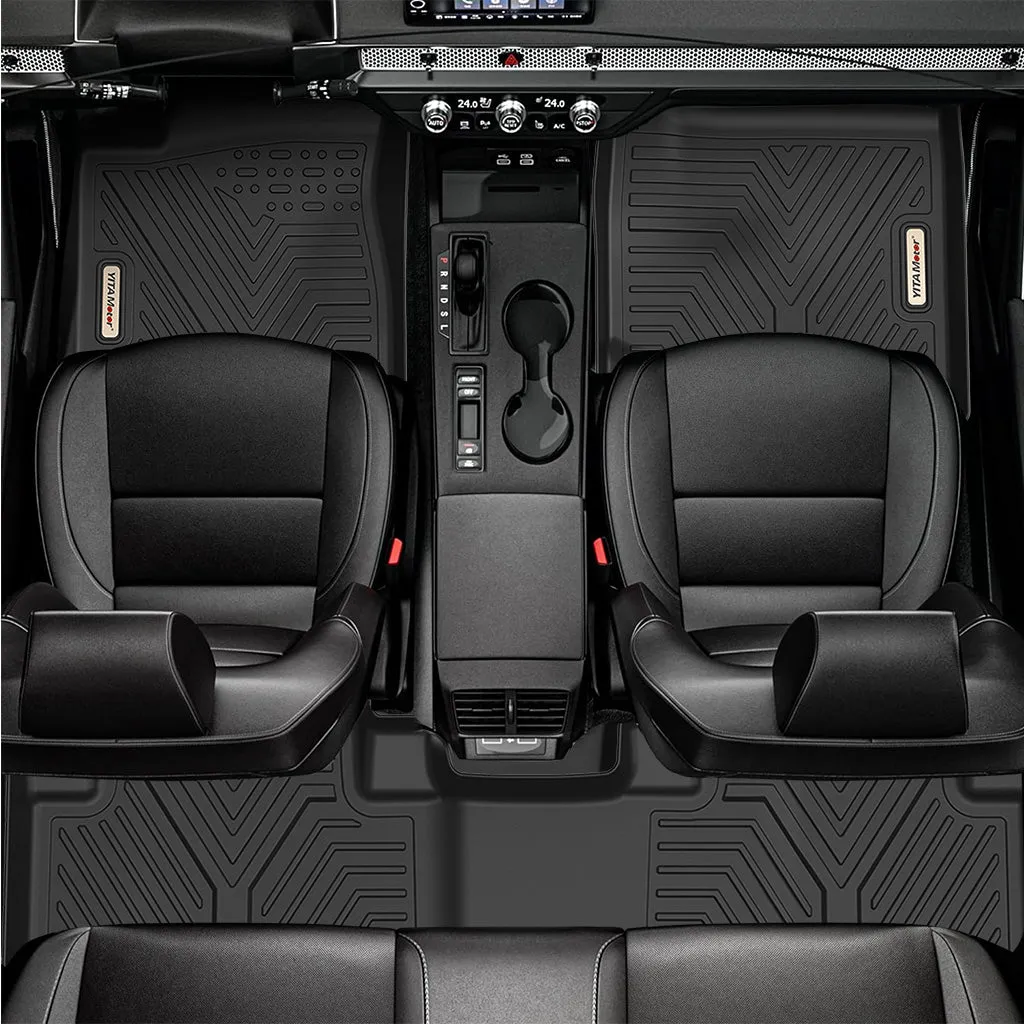 YITAMOTOR® 2012-2016 Honda CR-V Cargo Liner Floor Mats, Custom-Fit Black TPE Floor Liners, All-Weather Protection