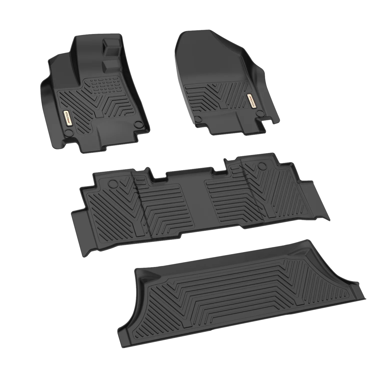 YITAMOTOR® 2018-2024 Honda Odyssey Floor Mats, 1st, 2nd & 3rd Row Custom-Fit Row Floor Liners