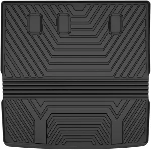 YITAMOTOR® Cargo Trunk Liner Compatible with 2023-2025 Honda Pilot, Cargo Mat with Backrest Mat Behind 3rd Row Back Seat Protector, All Weather Custom Fit Black Cargo Mats