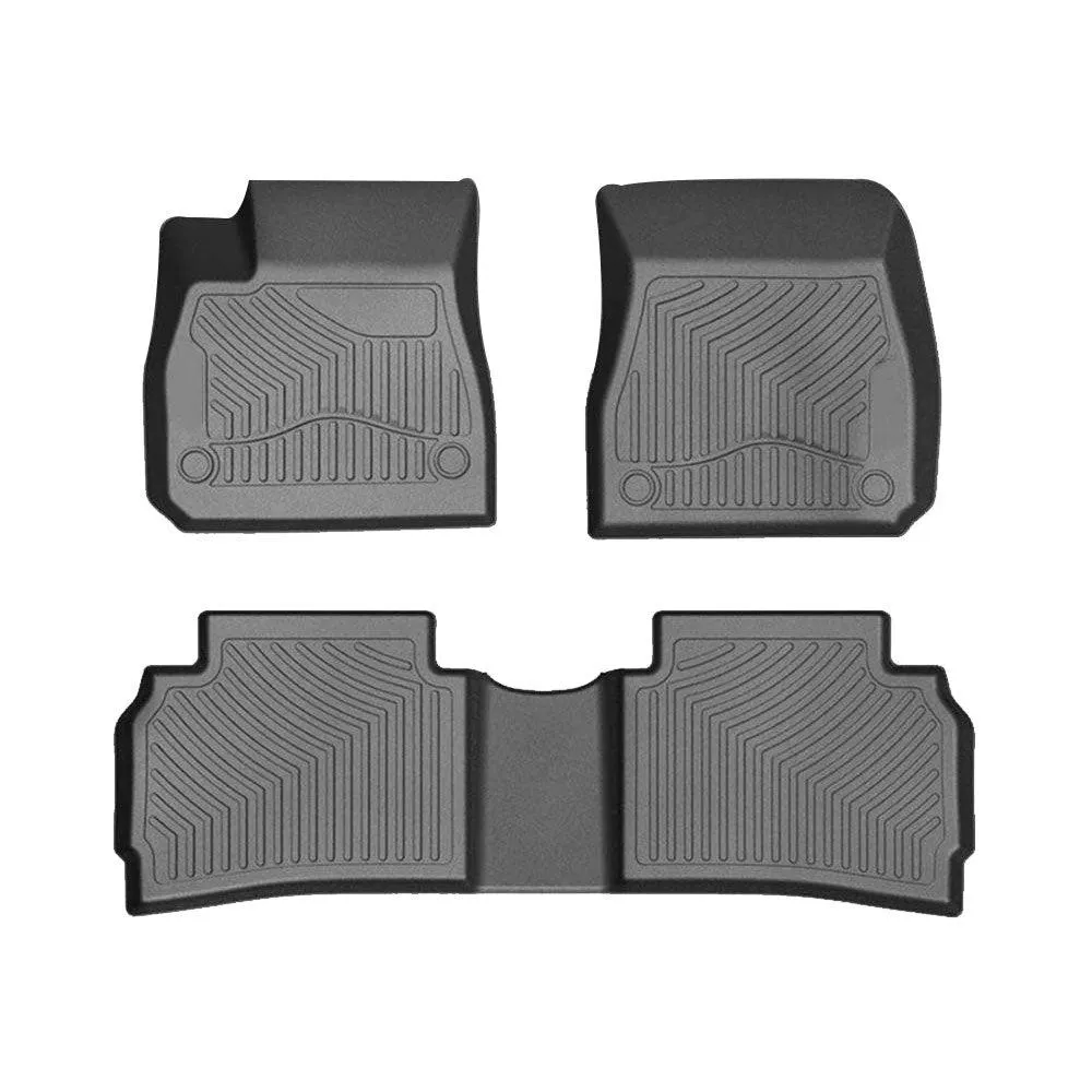 YITAMOTOR® Floor Mats Floor Liners For 2016-2024 Chevrolet Malibu 1st 2nd Row Heavy Duty Rubber All Weather Protection