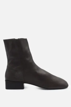 Zara Zipper Block Heels Ankle Boots