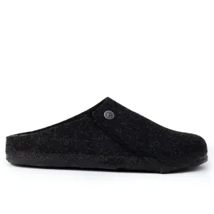 Zermatt Wool Felt Shearling Clogs - Anthracite